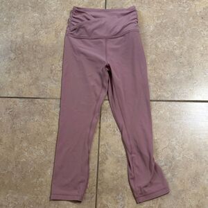 Lululemon light mauve size 4 23” inches Stylish Mauve Leggings